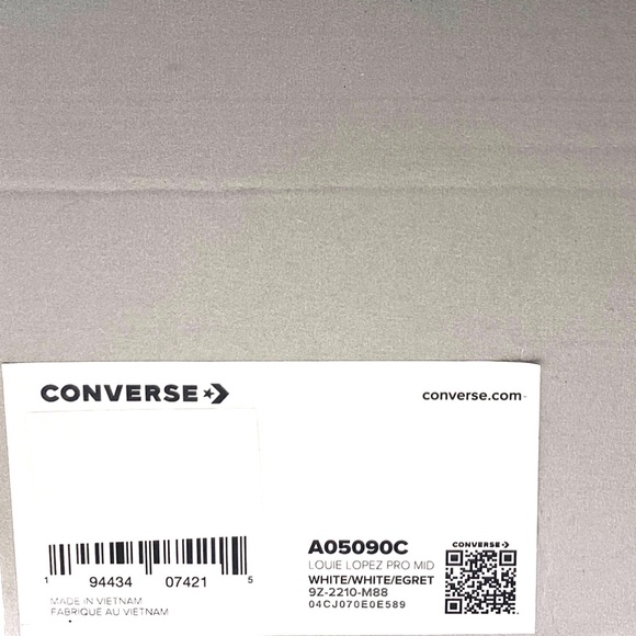 Converse CONS Louie Lopez Pro Mid Shoes Mono Leather Skate Men's Casual A05090C - Picture 7 of 8